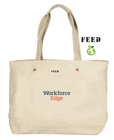 T4G FEED Organic Cotton Weekend Tote - Natural