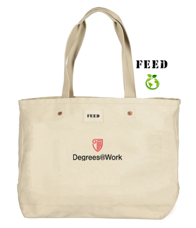 T4G FEED Organic Cotton Weekend Tote - Natural