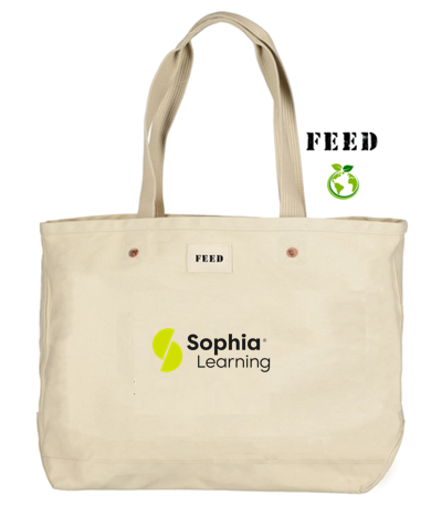 T4G FEED Organic Cotton Weekend Tote - Natural