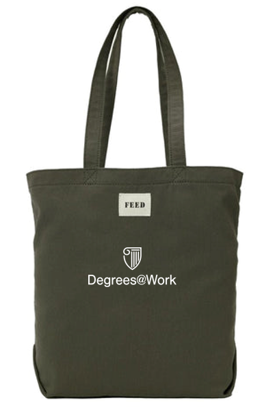 T4G FEED Organic Cotton Shopper Tote - Olive