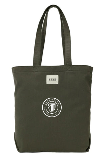 T4G FEED Organic Cotton Shopper Tote - Olive