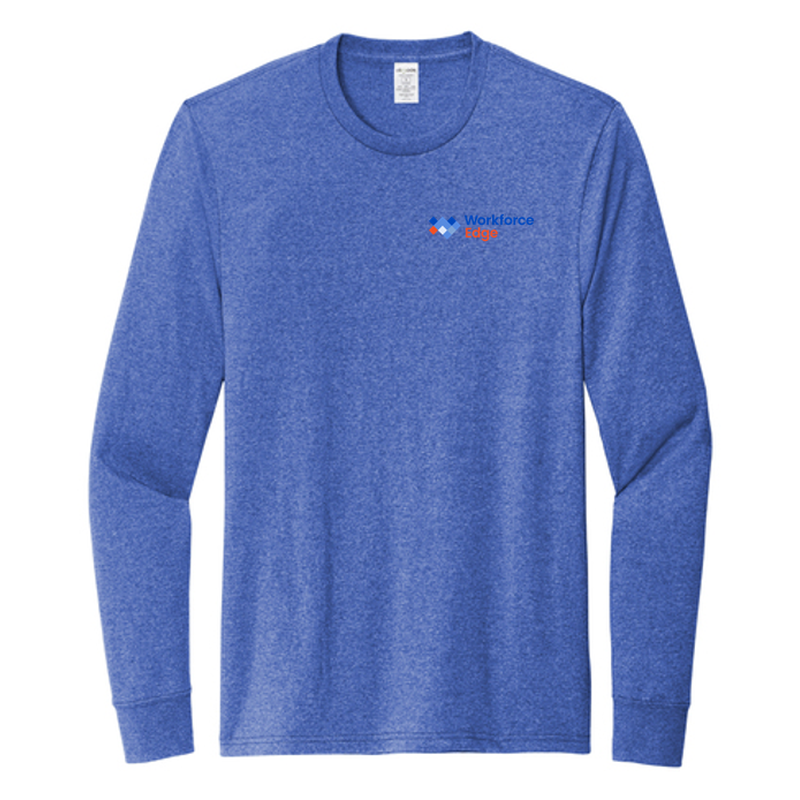 T4G Allmade® Unisex Long Sleeve Recycled Blend Tee - Reused Royal Heather