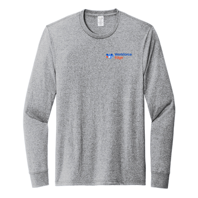 T4G Allmade® Unisex Long Sleeve Recycled Blend Tee - Remade Grey Heather