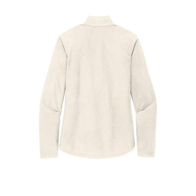 NEW SEI Eddie Bauer® Ladies 1/2-Zip Microfleece Jacket-Ivory
