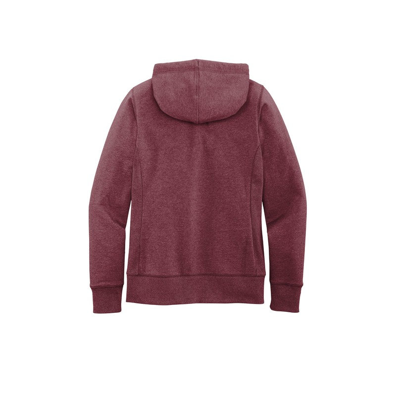 SEI District® Women's Re-Fleece™ Full-Zip Hoodie - Maroon Heather