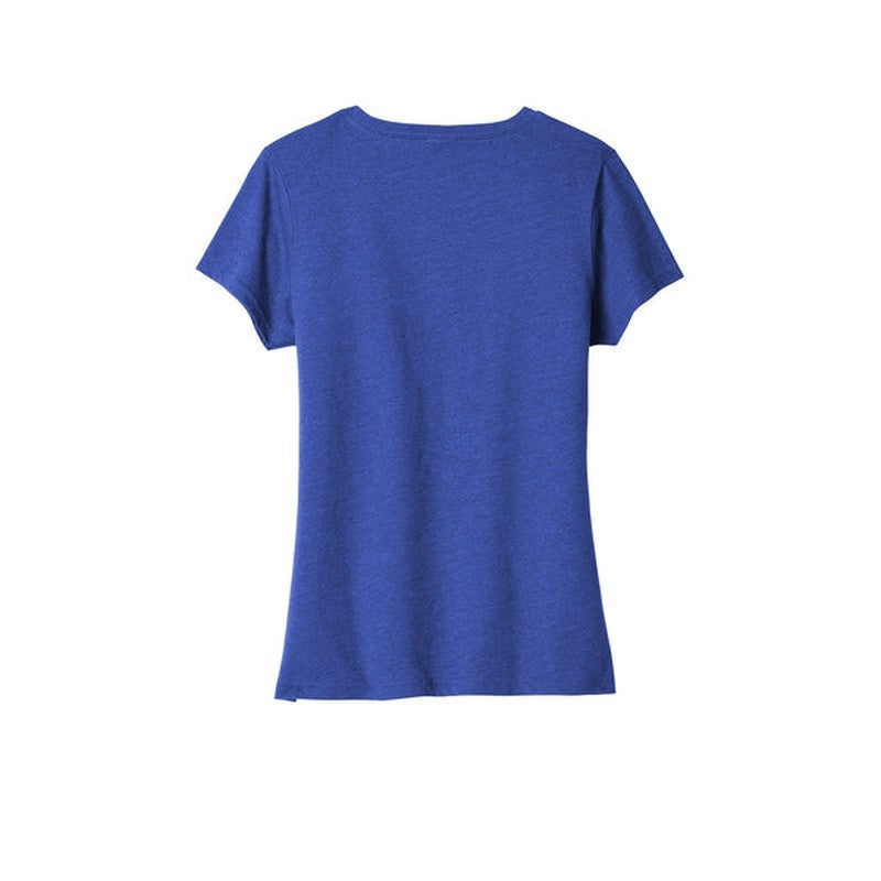 NEW SEI - Port & Company Ladies Fan Favorite Blend V-Neck Tee - True Royal Heather