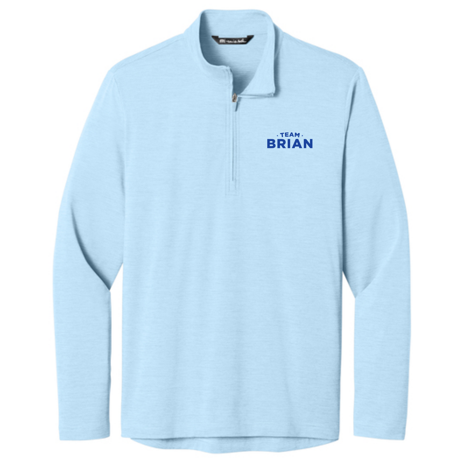 SEI TEAM BRIAN TravisMathew Onward 1/4-Zip - Airy Blue Heather