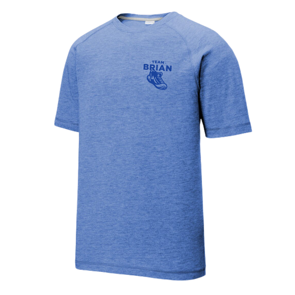 SEI TEAM BRIAN Sport-Tek® PosiCharge® Tri-Blend Wicking Raglan Tee - True Royal Heather