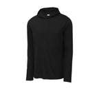 Sport-Tek ® Tri-Blend Wicking Long Sleeve Hoodie - BLACK