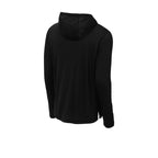 Sport-Tek ® Tri-Blend Wicking Long Sleeve Hoodie - BLACK