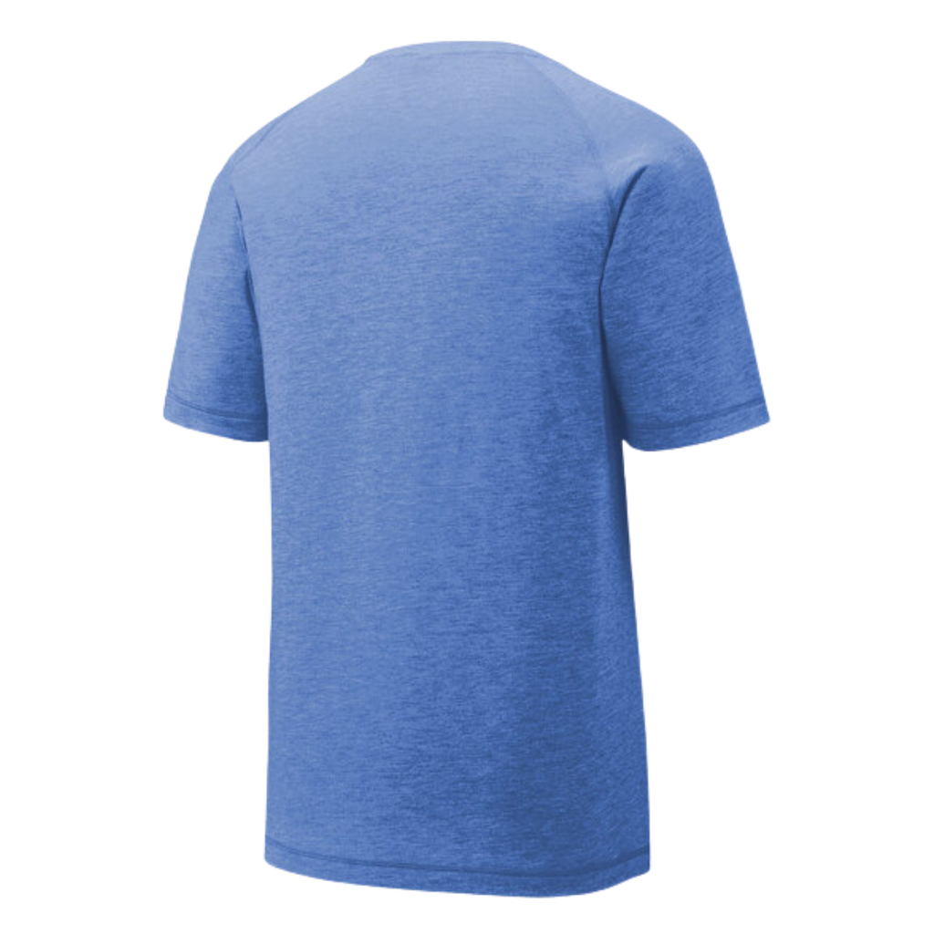 SEI TEAM BRIAN Sport-Tek® PosiCharge® Tri-Blend Wicking Raglan Tee - True Royal Heather