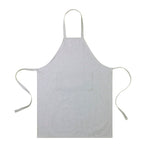 T4G AWARE™ Recycled Cotton Bib Front Apron With Pocket - Light Grey