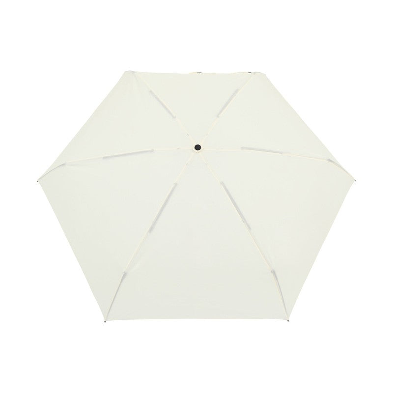 T4G Elements 39" Recycled Manual Mini Folding Umbrella - Cream