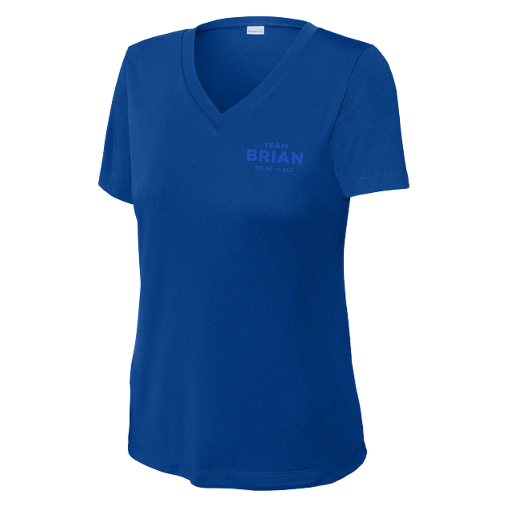 SEI TEAM BRIAN Sport-Tek® Women's PosiCharge® Competitor™ V-Neck Tee - True Royal