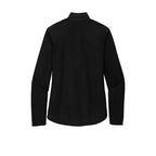 NEW SEI Eddie Bauer® Ladies 1/2-Zip Microfleece Jacket- Black
