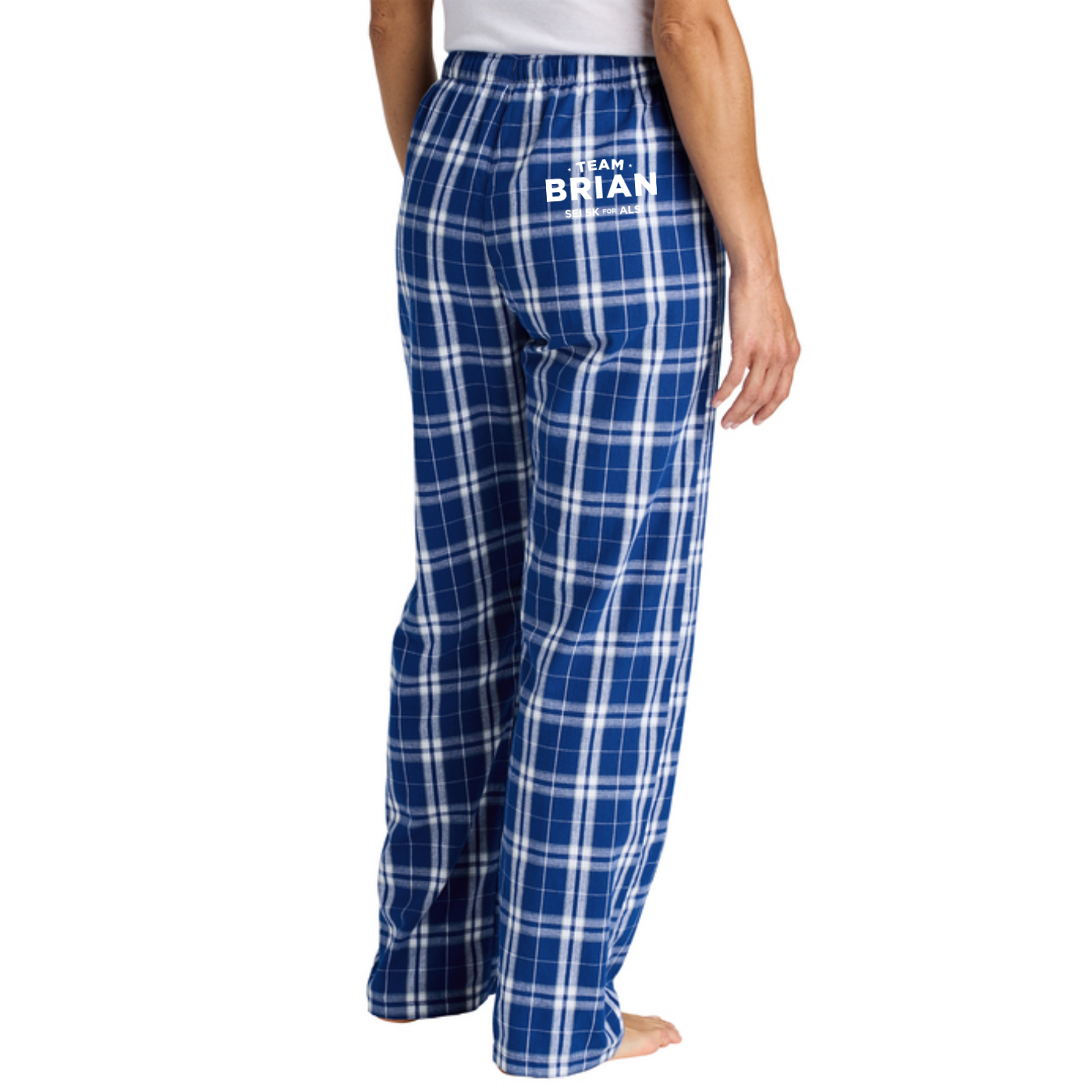 SEI TEAM BRIAN District® Women’s Flannel Plaid Pant - Deep Royal