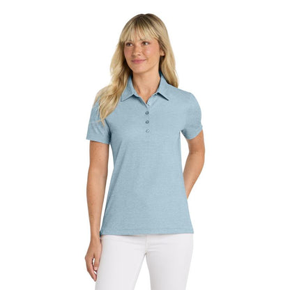 SEI TEAM BRIAN TravisMathew Women's Oceanside Heather Polo - Allure Heather