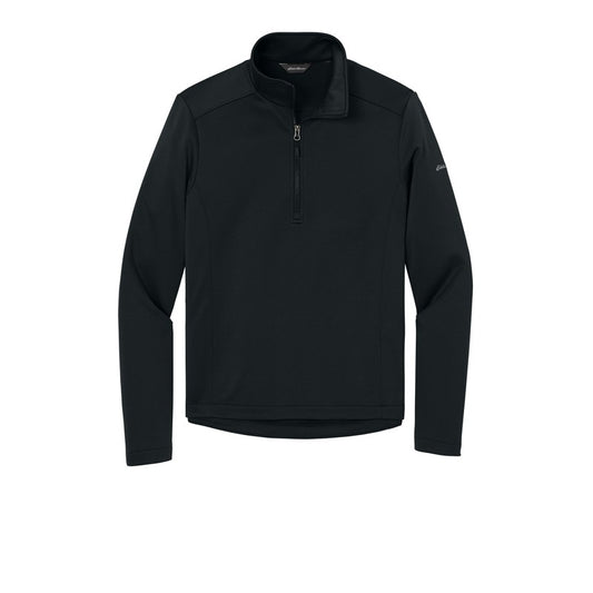 T4G Eddie Bauer® Smooth Mid Layer Fleece 1/2-Zipe - BLACK