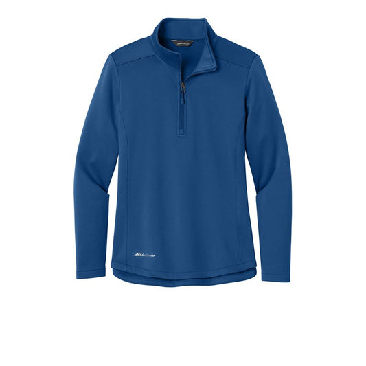 T4G Eddie Bauer® Women’s Smooth Mid Layer Fleece 1/2-Zip - Cobalt Blue