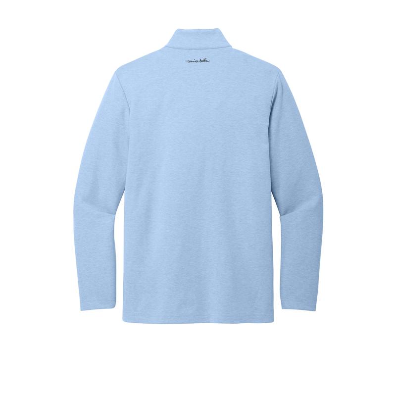 SEI TEAM BRIAN TravisMathew Coveside 1/4-Zip - Light Blue Heather
