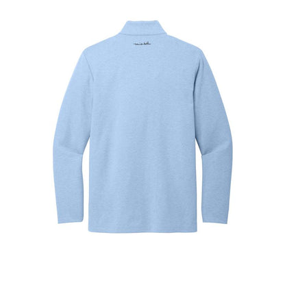 SEI TEAM BRIAN TravisMathew Coveside 1/4-Zip - Light Blue Heather