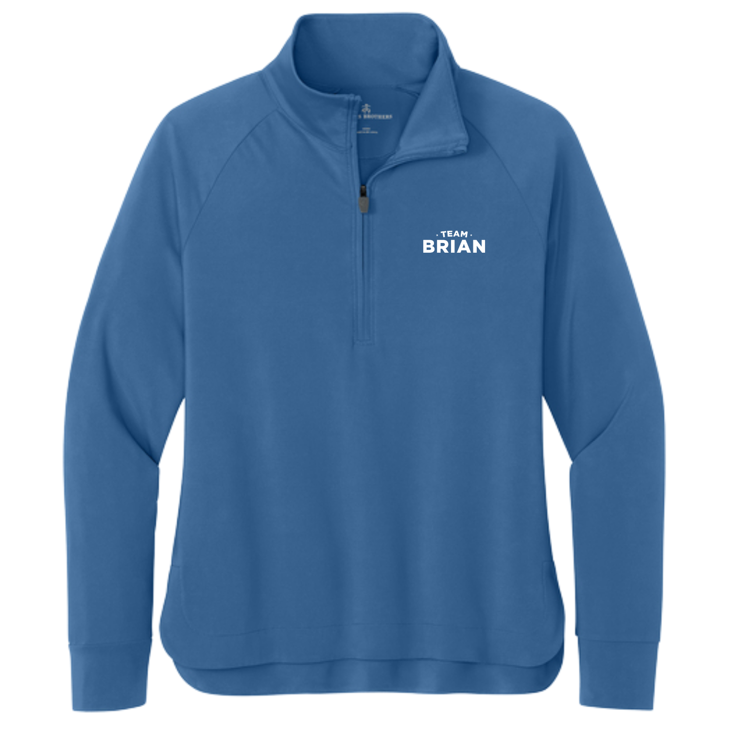 SEI TEAM BRIAN GOLF Brooks Brothers® Women's Luxe Performance 1/4-Zip - Charter Blue