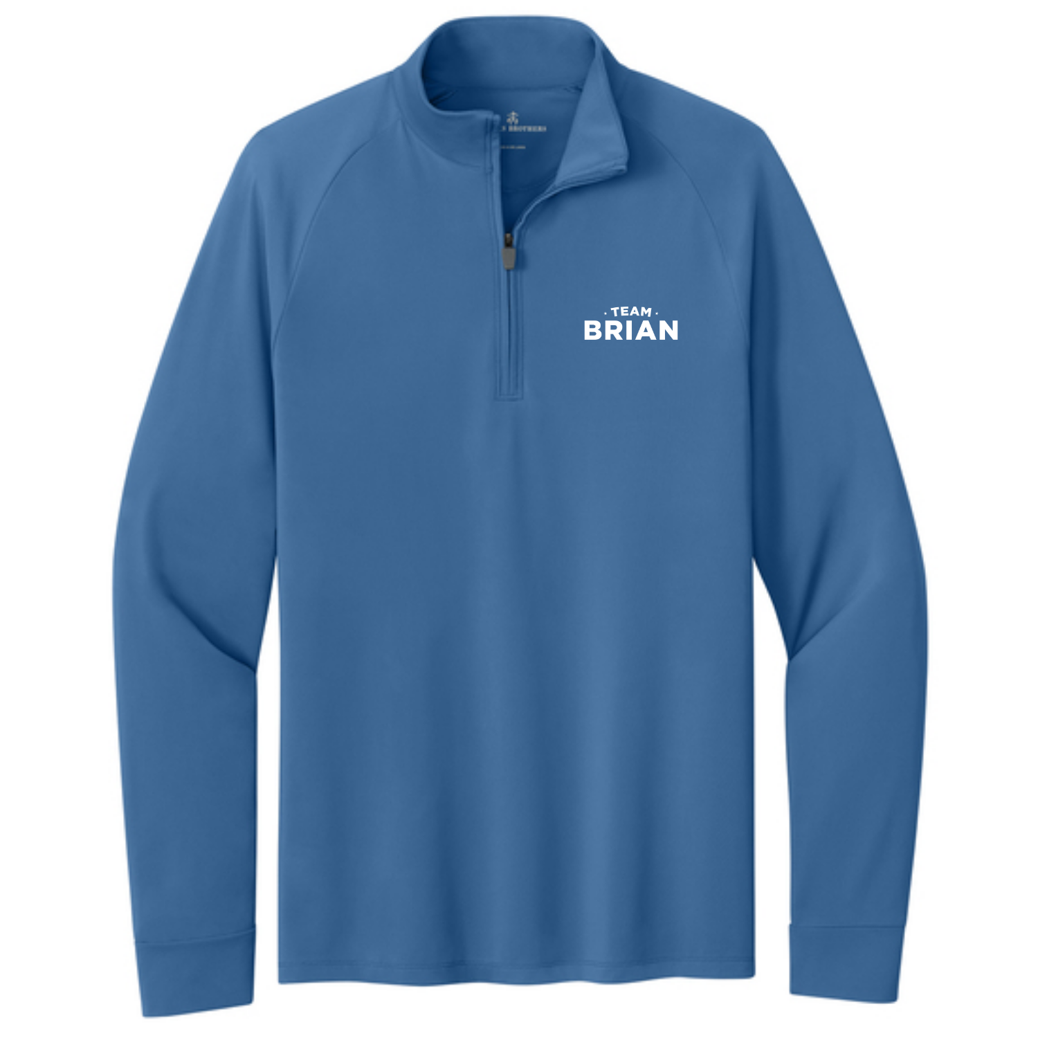 SEI TEAM BRIAN GOLF Brooks Brothers® Luxe Performance 1/4-Zip - Charter Blue
