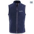 SEI Clique Powder Recycled Fleece Mens Full Zip Vest - Dark Navy