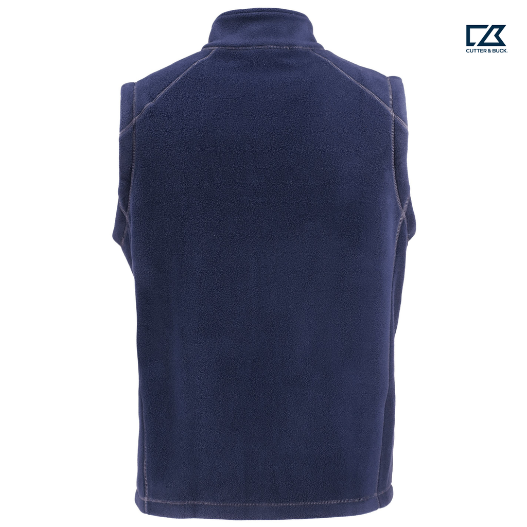 SEI Clique Powder Recycled Fleece Mens Full Zip Vest - Dark Navy