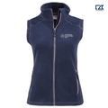 SEI Clique Powder Recycled Fleece Women's Full Zip Vest - Dark Navy