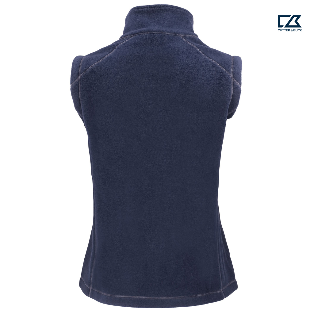 SEI Clique Powder Recycled Fleece Women's Full Zip Vest - Dark Navy