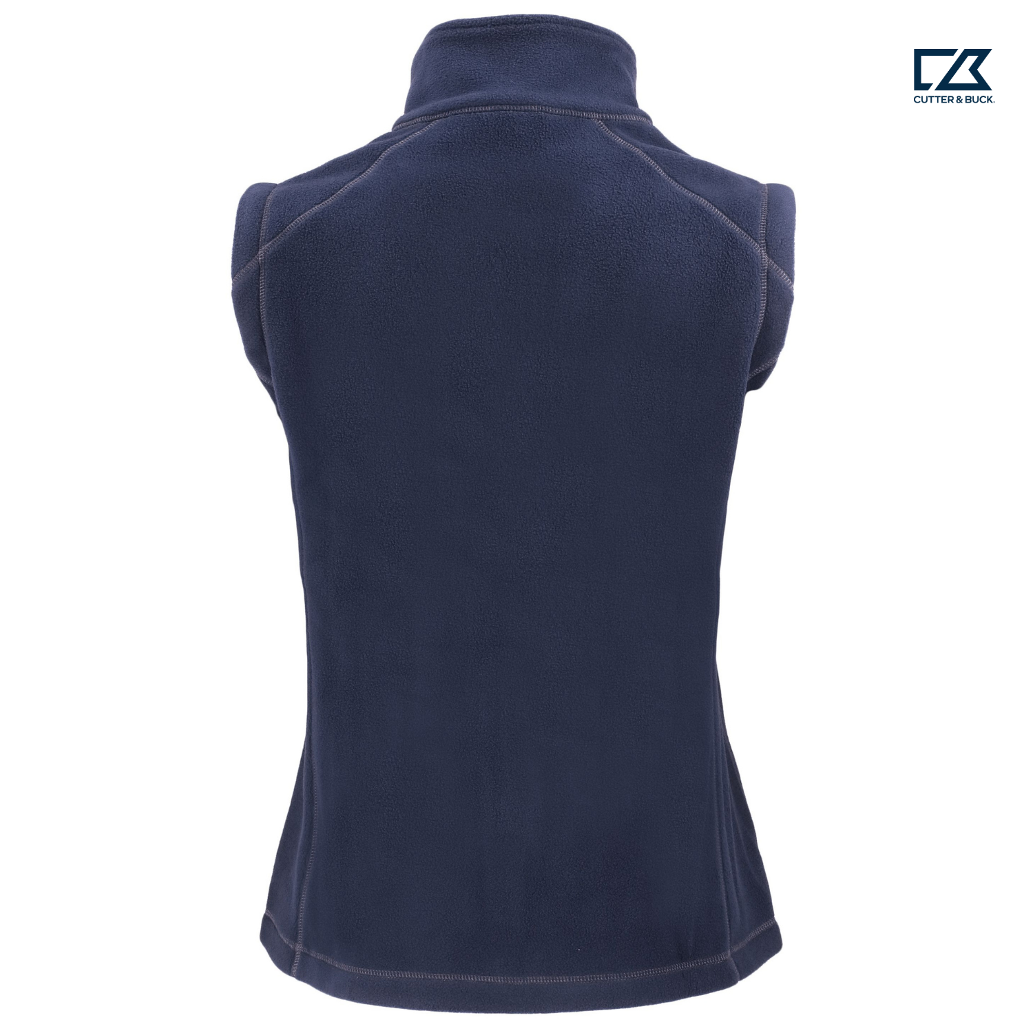 SEI Clique Powder Recycled Fleece Women's Full Zip Vest - Dark Navy