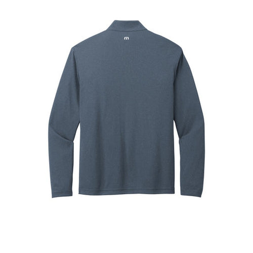 NEW - TravisMathew Coto Performance 1/4-Zip - Vintage Indigo/Black