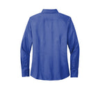 NEW SEI Brooks Brothers® Women’s Wrinkle-Free Stretch Nailhead Shirt - Cobalt Blue