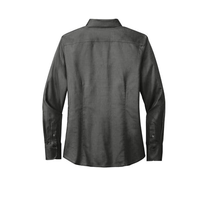 NEW SEI Brooks Brothers® Women’s Wrinkle-Free Stretch Nailhead Shirt - Deep Black