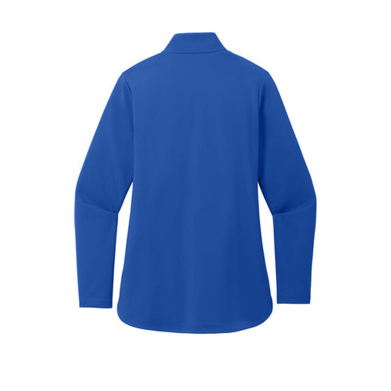 SEI Port Authority® Ladies C-FREE® Double Knit 1/4-Zip - True Royal
