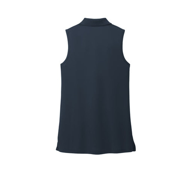 SEI Port Authority® Ladies Dry Zone® UV Micro-Mesh Sleeveless Polo - River Blue Navy