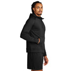 NEW SEI Sport-Tek® Sport-Wick® Stretch 1/2-Zip Hoodie - Black