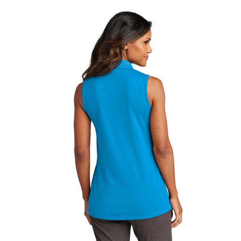 SEI Port Authority® Ladies Dry Zone® UV Micro-Mesh Sleeveless Polo - Coastal Blue