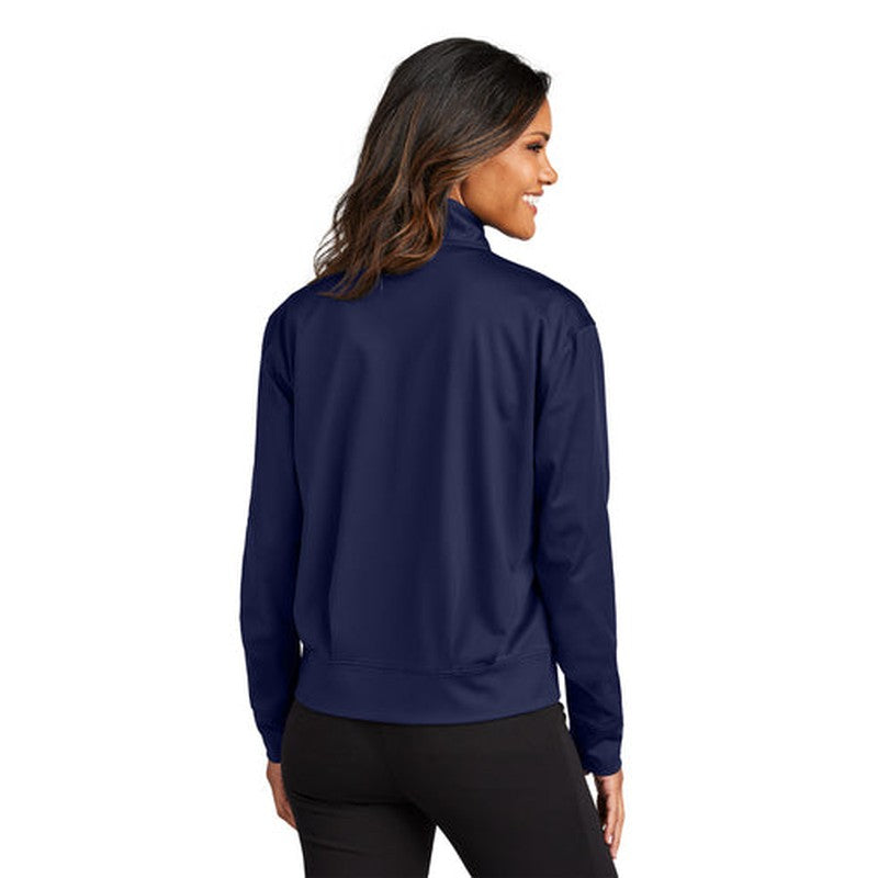 SEI Port Authority® Ladies C-FREE® Double Knit Full-Zip - True Navy