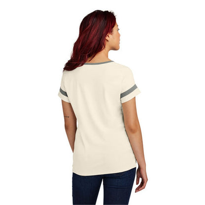 NEW SEI Sport-Tek® Ladies Halftime Notch Neck Tee - Ecru/Vintage Heather
