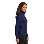 SEI Port Authority® Ladies C-FREE® Double Knit Full-Zip - True Navy