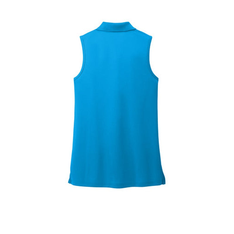 SEI Port Authority® Ladies Dry Zone® UV Micro-Mesh Sleeveless Polo - Coastal Blue