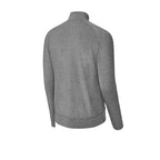 NEW SEI Sport-Tek® Sport-Wick® Stretch Full-Zip Cadet Jacket - Charcoal Grey Heather