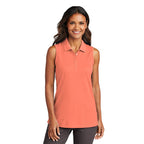 SEI Port Authority® Ladies Dry Zone® UV Micro-Mesh Sleeveless Polo - Coral Splash