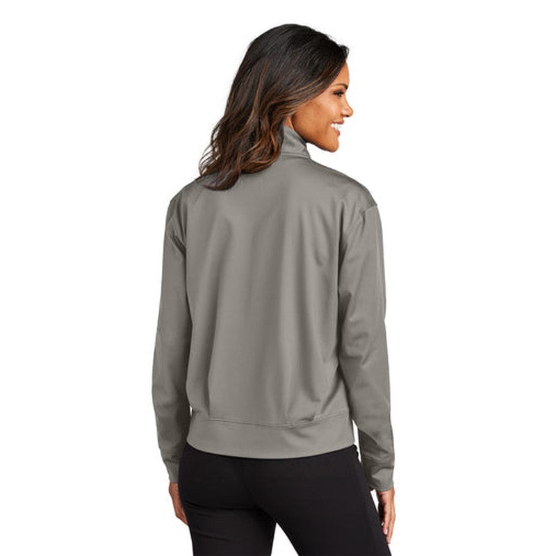 SEI Port Authority® Ladies C-FREE® Double Knit Full-Zip - Smoke Grey