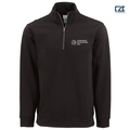 SEI Clique Drive Recycled Unisex Quarter Zip Sweatshirt - Black