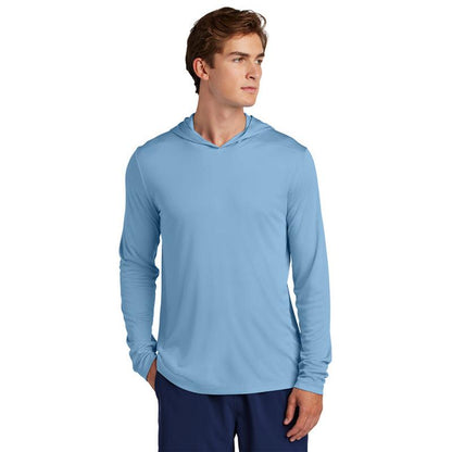SEI TEAM BRIAN Sport-Tek® Posi-UV® Pro Long Sleeve Hoodie - Light Blue