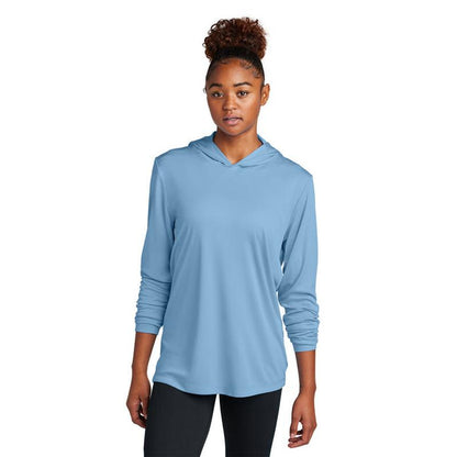SEI TEAM BRIAN Sport-Tek® Posi-UV® Pro Long Sleeve Hoodie - Light Blue