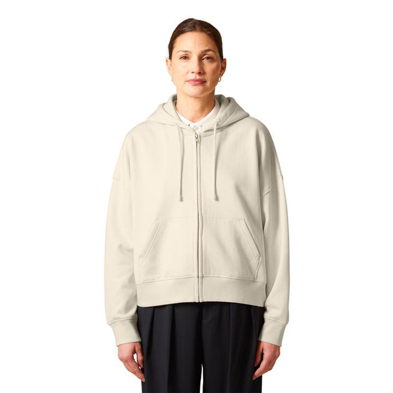 SEI TEAM BRIAN Stanley/Stella Women’s Stella Ida Full-Zip Hooded Sweatshirt - Natural Raw